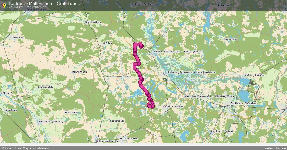 Radtour Mallenchen – Groß Lubolz