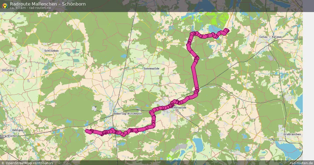 Radtour Mallenchen – Schönborn