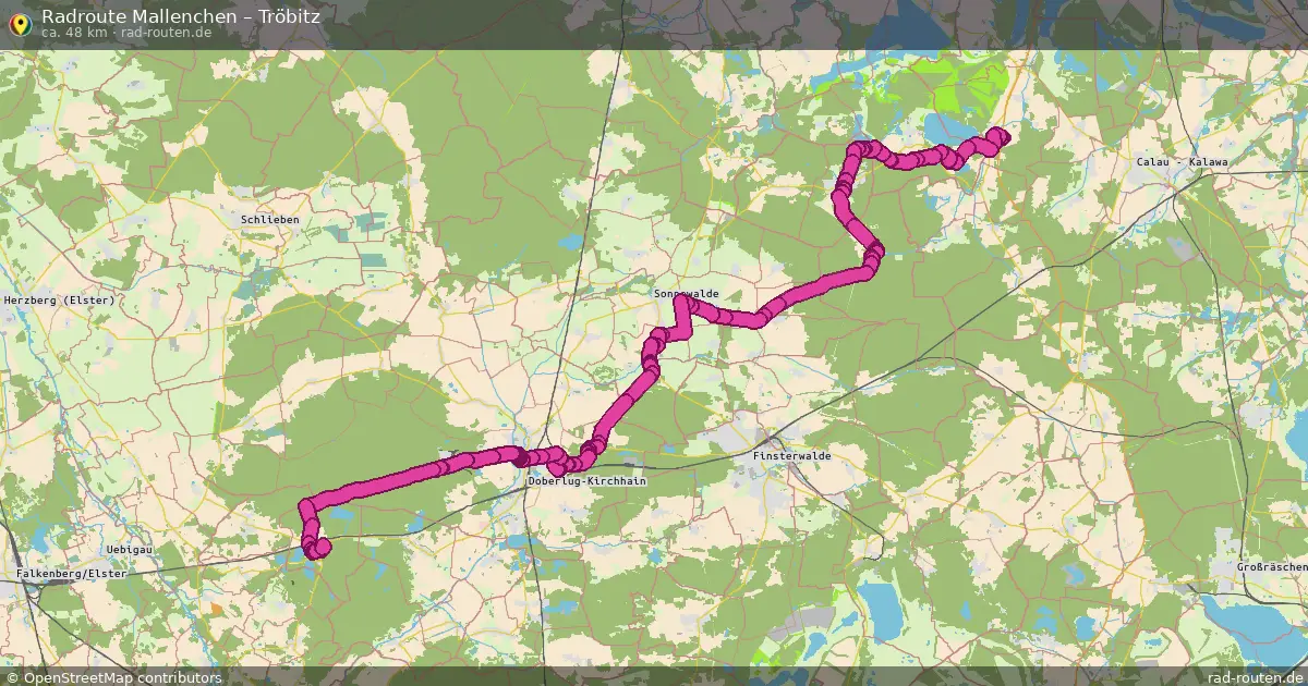 Radtour Mallenchen – Tröbitz