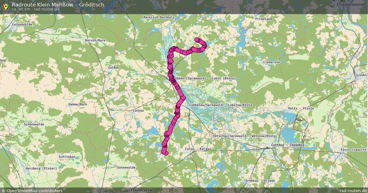 Radtour Klein Mehßow – Gröditsch