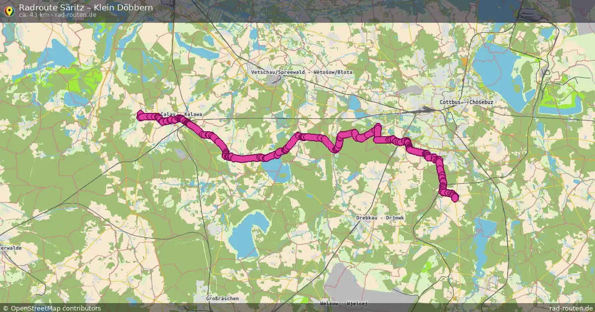 Radtour Säritz – Klein Döbbern
