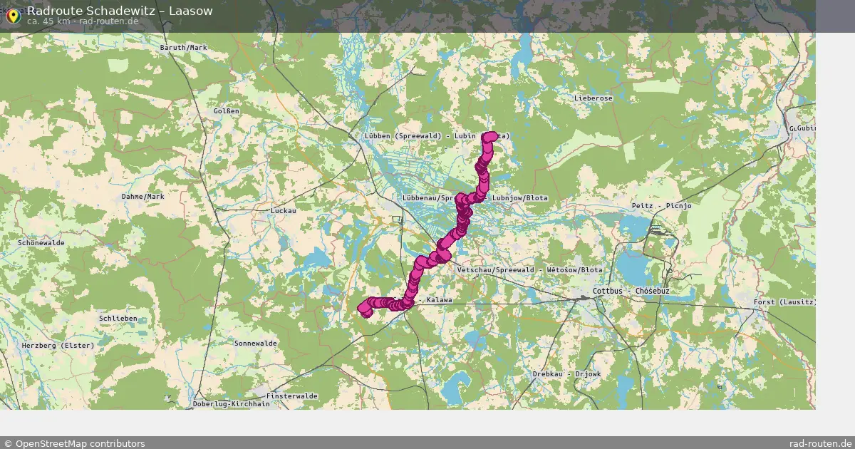 Radtour Schadewitz – Laasow