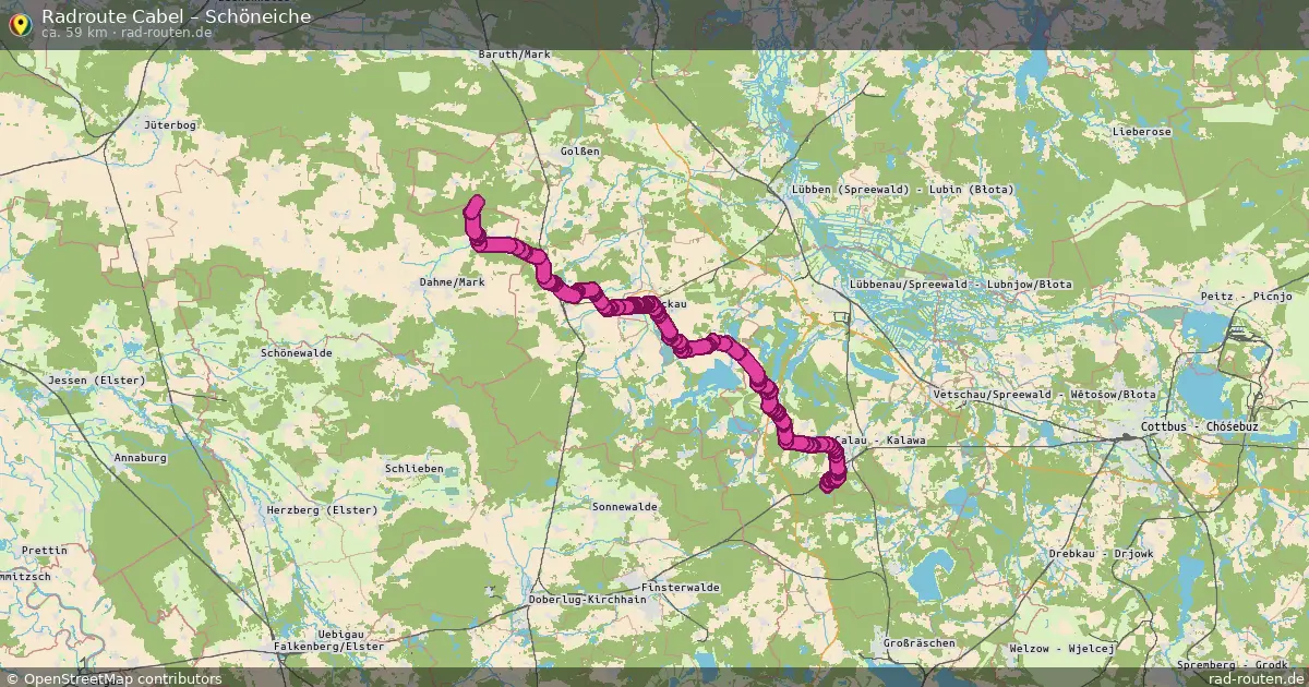 Radtour Cabel – Schöneiche