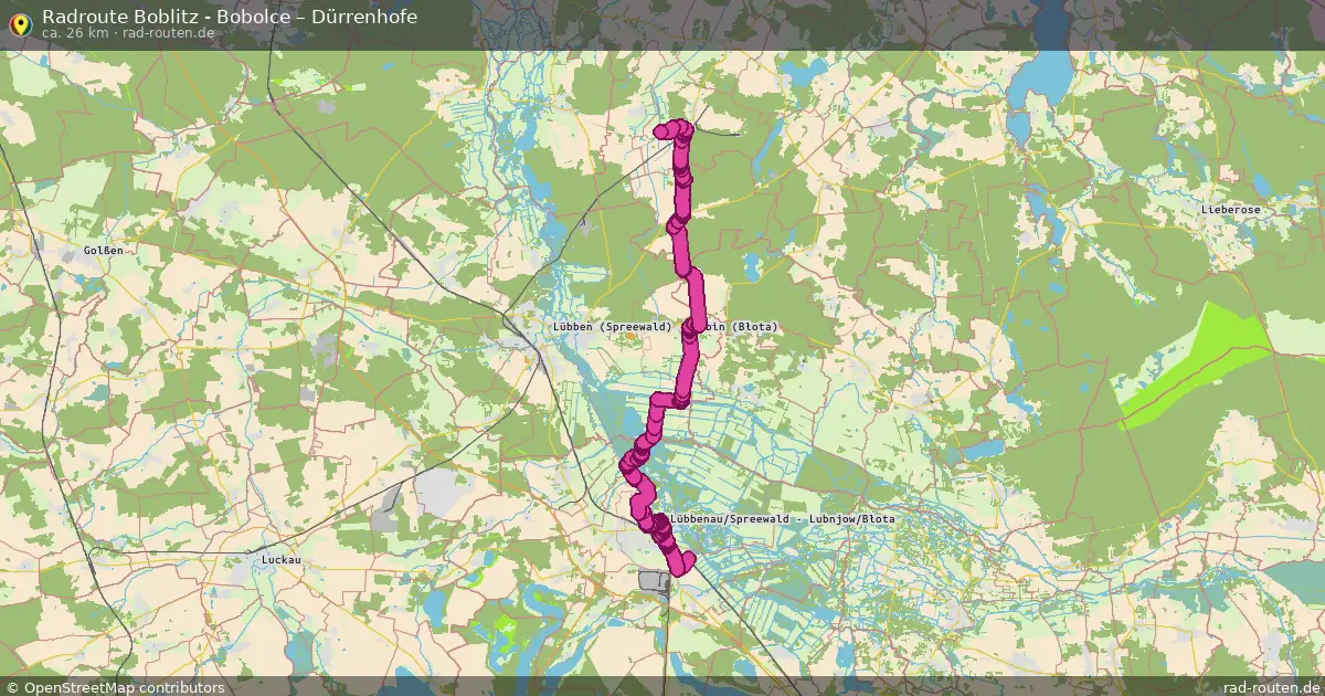 Radtour Boblitz - Bobolce – Dürrenhofe