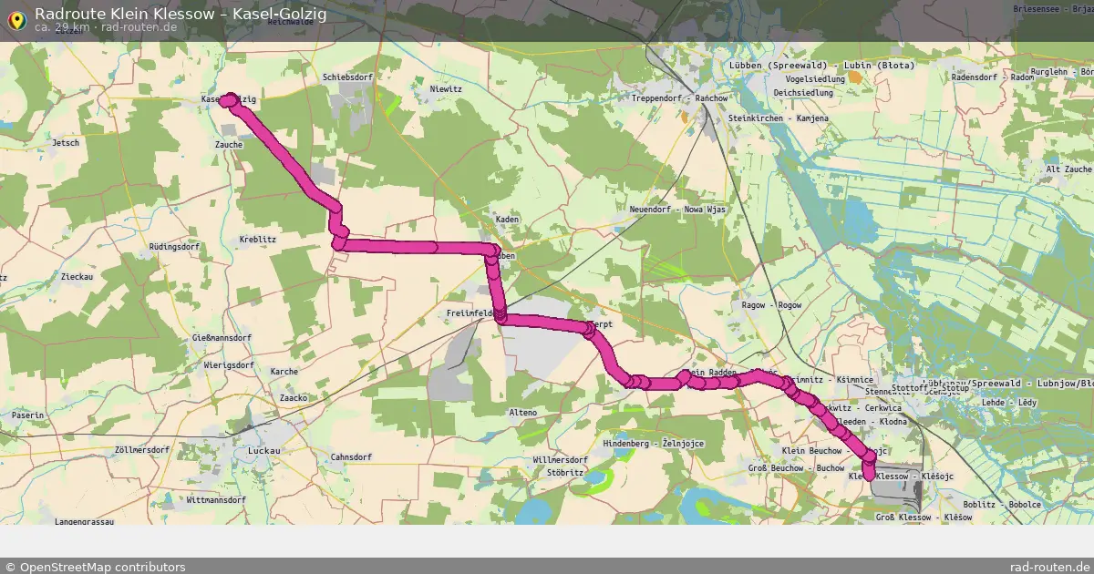 Radtour Klein Klessow – Kasel-Golzig