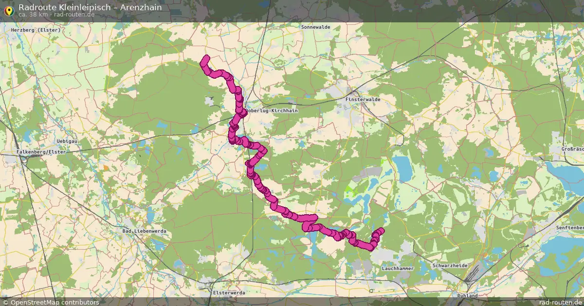 Radtour Kleinleipisch – Arenzhain