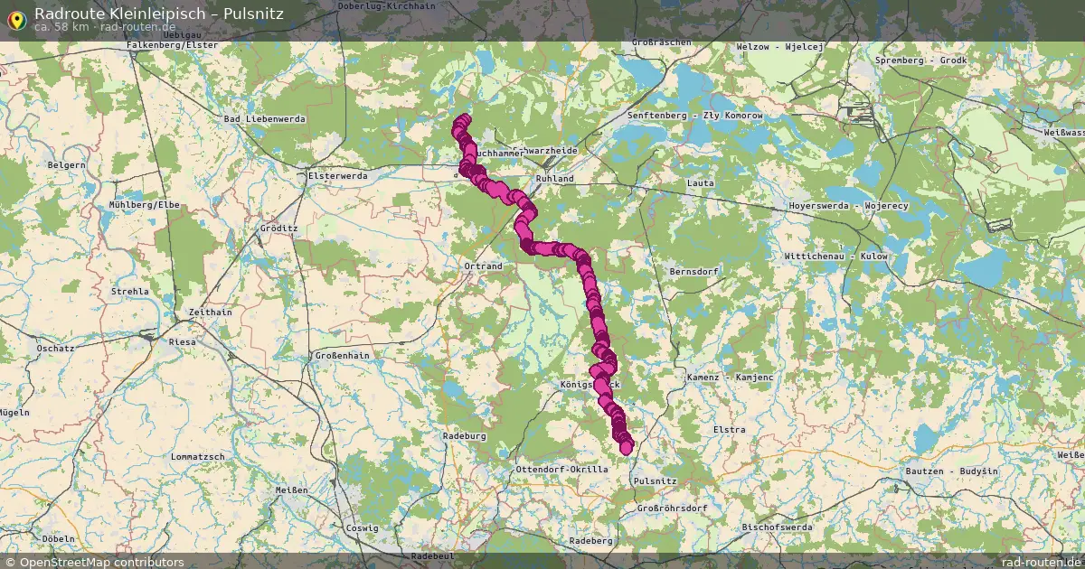 Radtour Kleinleipisch – Pulsnitz