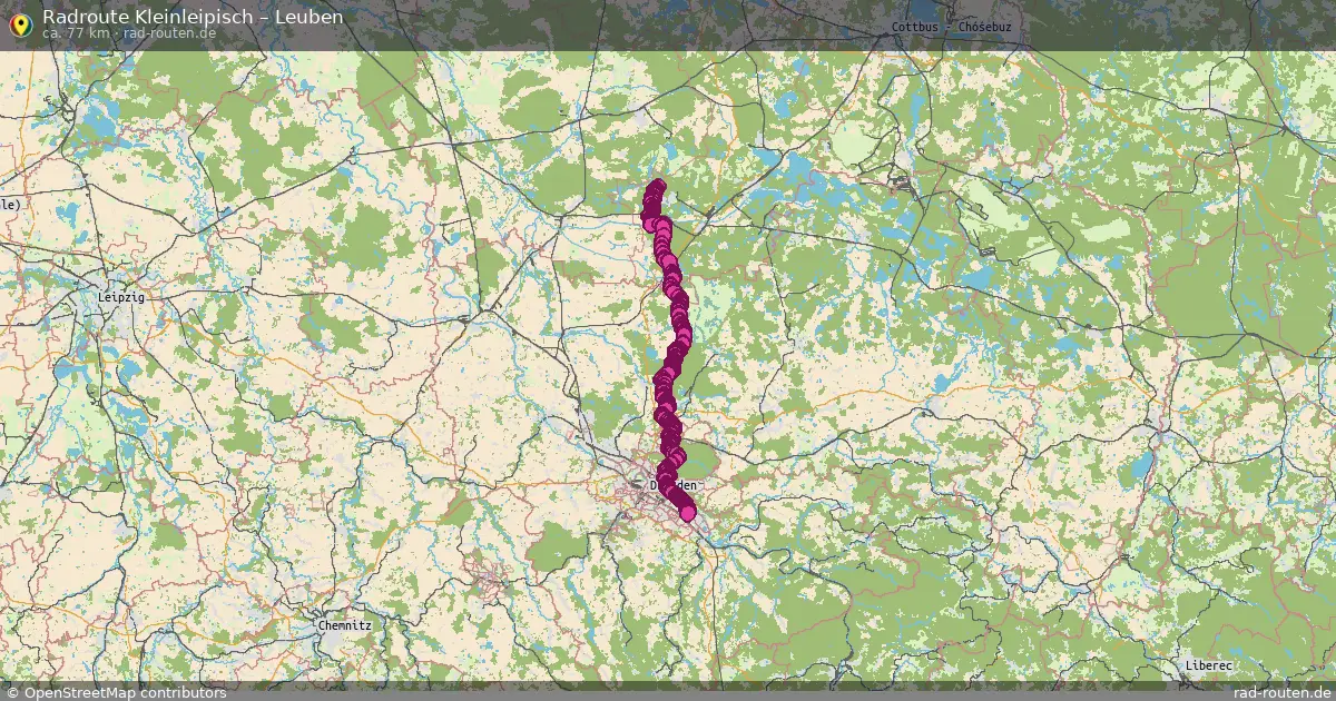 Radtour Kleinleipisch – Leuben