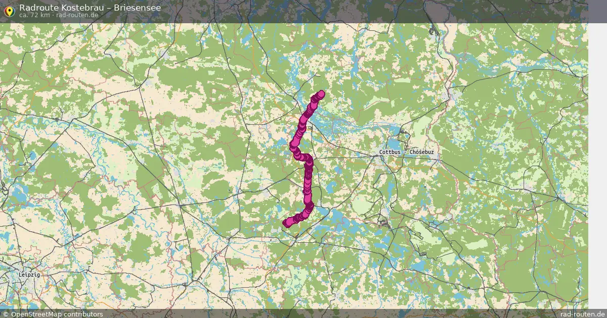 Radtour Kostebrau – Briesensee