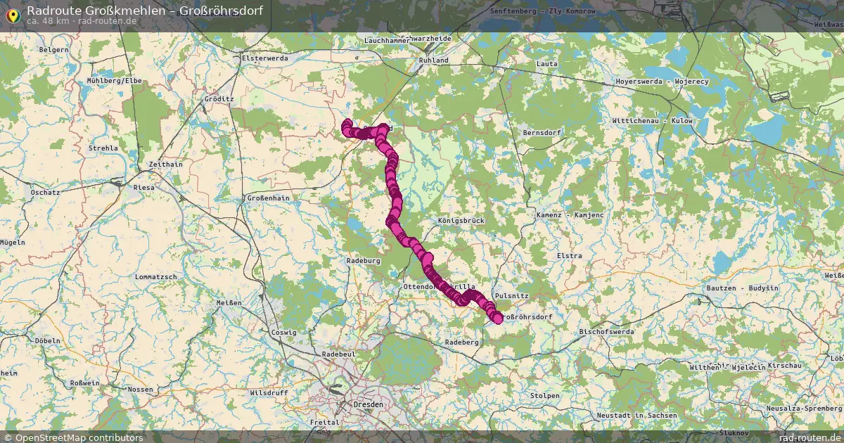 Radtour Großkmehlen – Großröhrsdorf