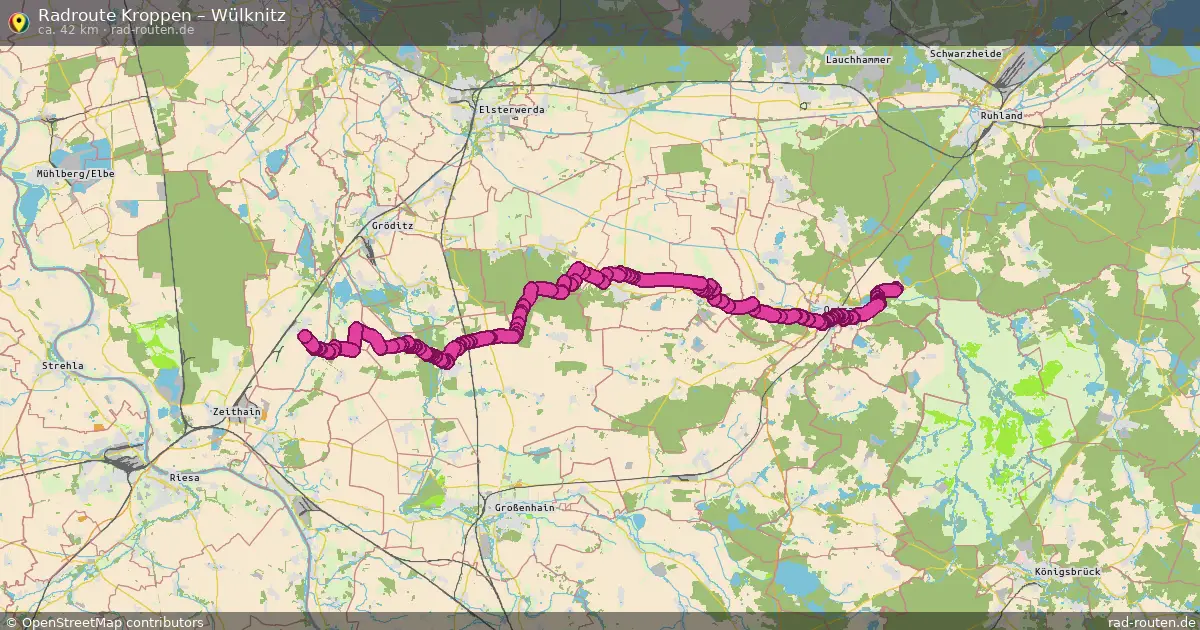 Radtour Kroppen – Wülknitz