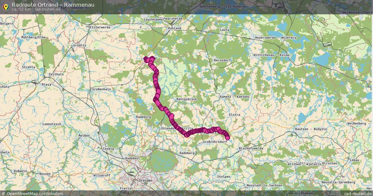 Radtour Ortrand – Rammenau