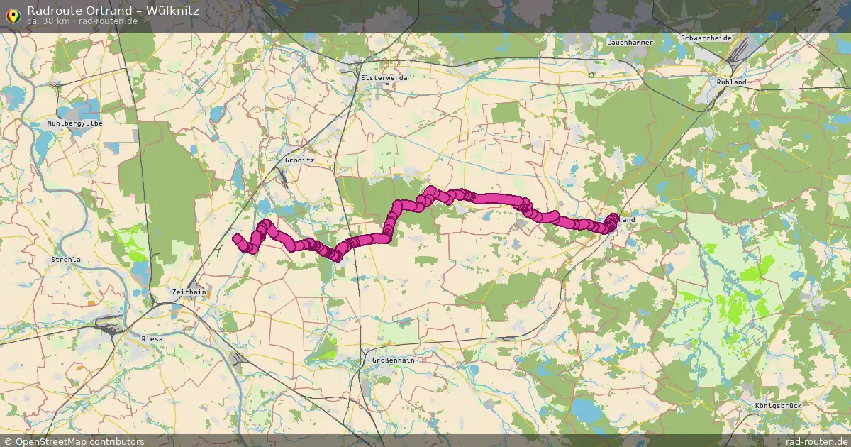 Radtour Ortrand – Wülknitz