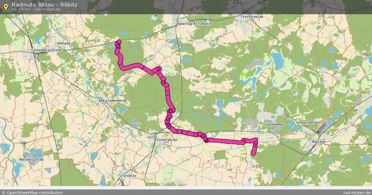 Radtour Tettau – Tröbitz
