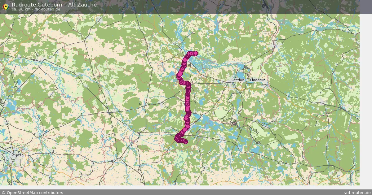 Radtour Guteborn – Alt Zauche