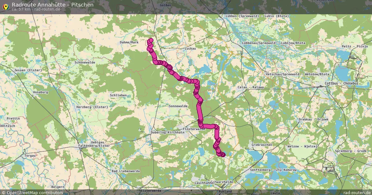 Radtour Annahütte – Pitschen
