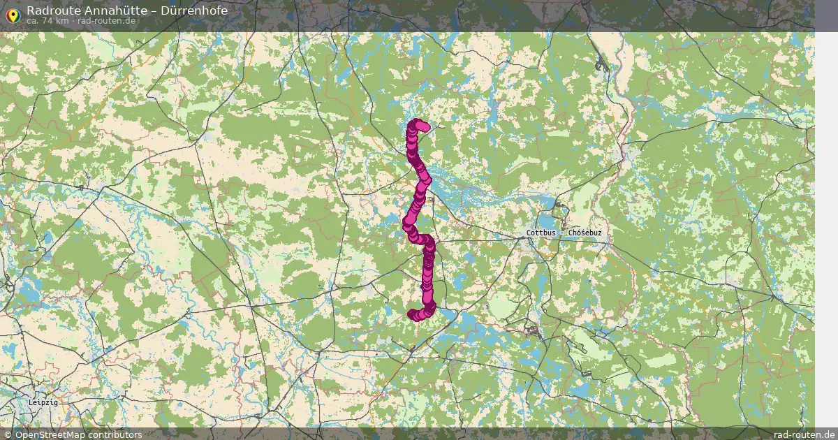 Radtour Annahütte – Dürrenhofe