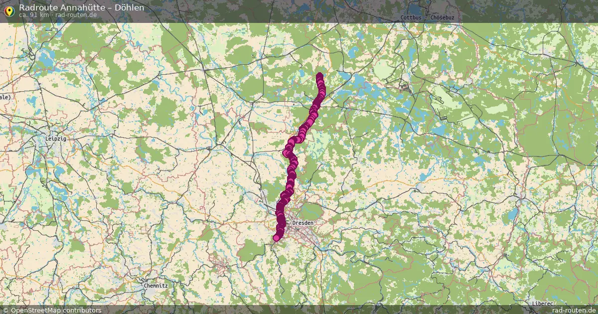 Radtour Annahütte – Döhlen
