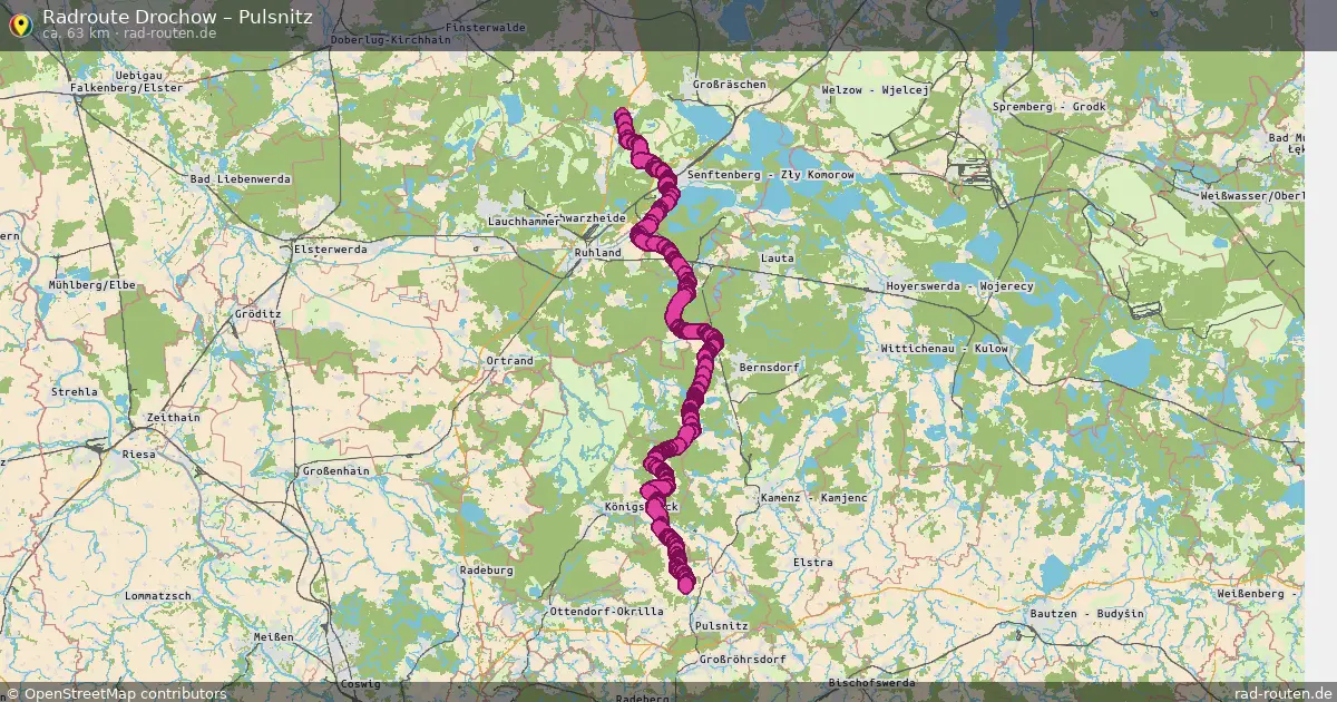Radtour Drochow – Pulsnitz