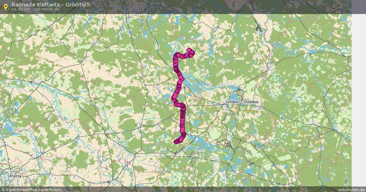Radtour Klettwitz – Gröditsch