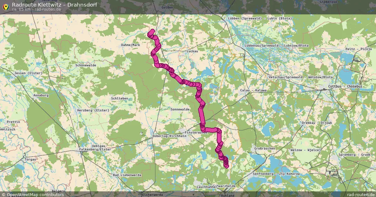 Radtour Klettwitz – Drahnsdorf