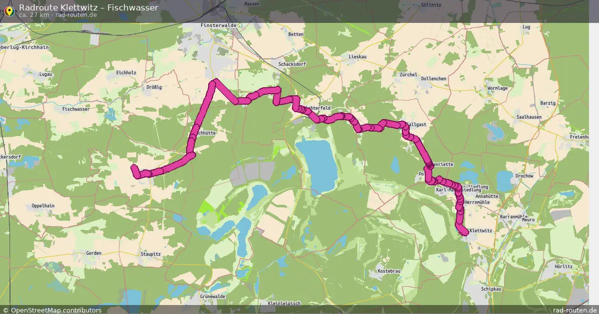 Radtour Klettwitz – Fischwasser
