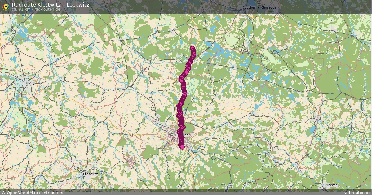 Radtour Klettwitz – Lockwitz
