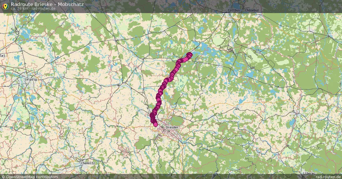 Radtour Brieske – Mobschatz