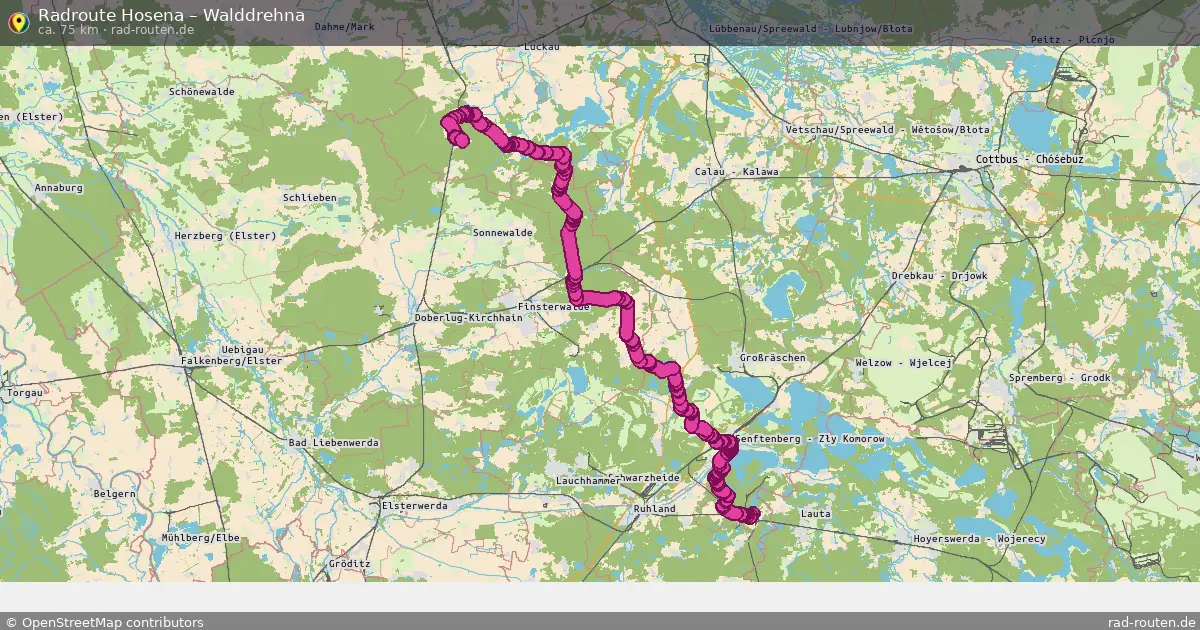 Radtour Hosena – Walddrehna