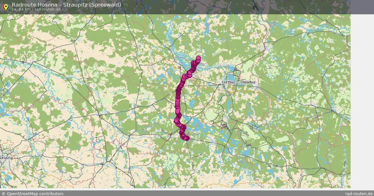 Radtour Hosena – Straupitz (Spreewald)