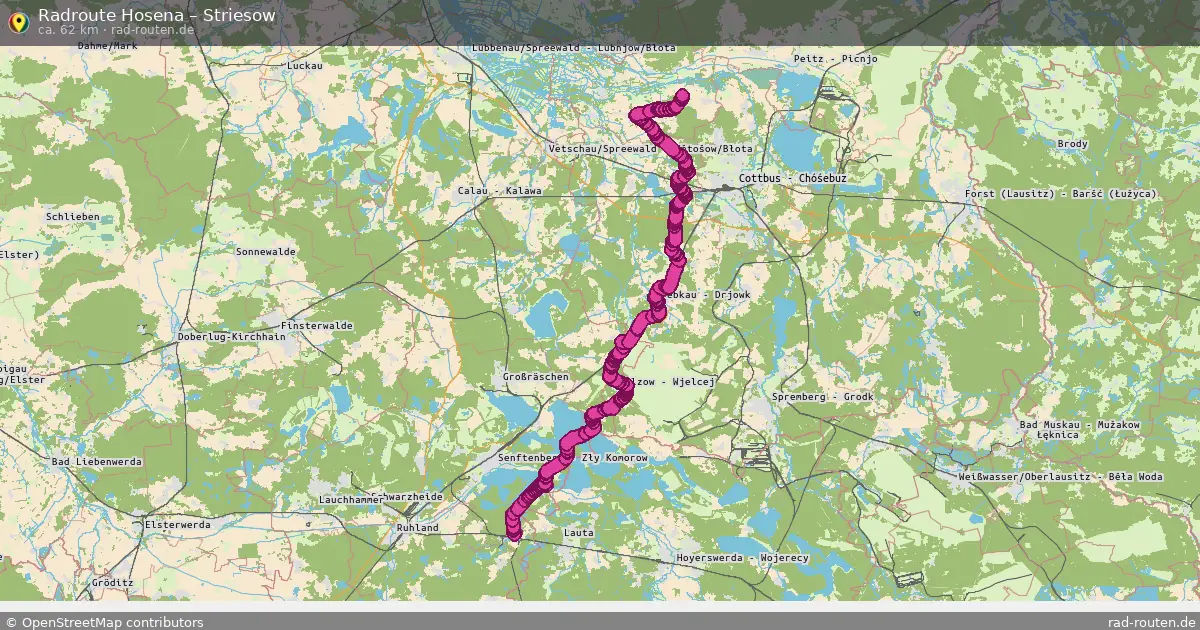 Radtour Hosena – Striesow