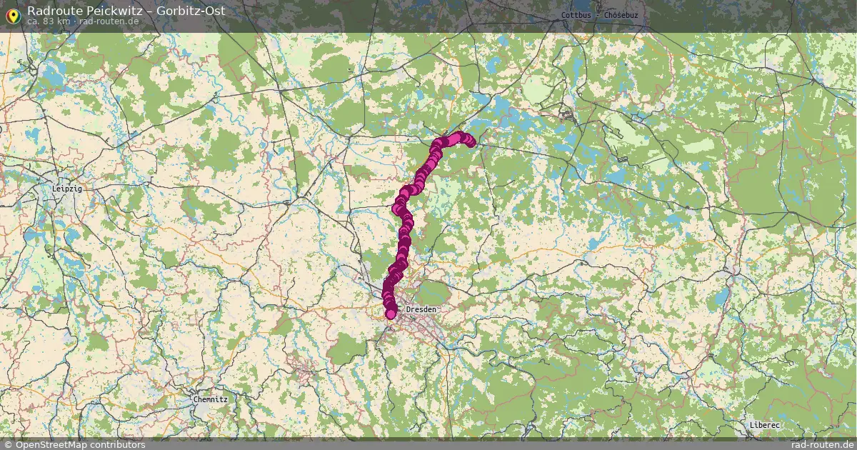 Radtour Peickwitz – Gorbitz-Ost