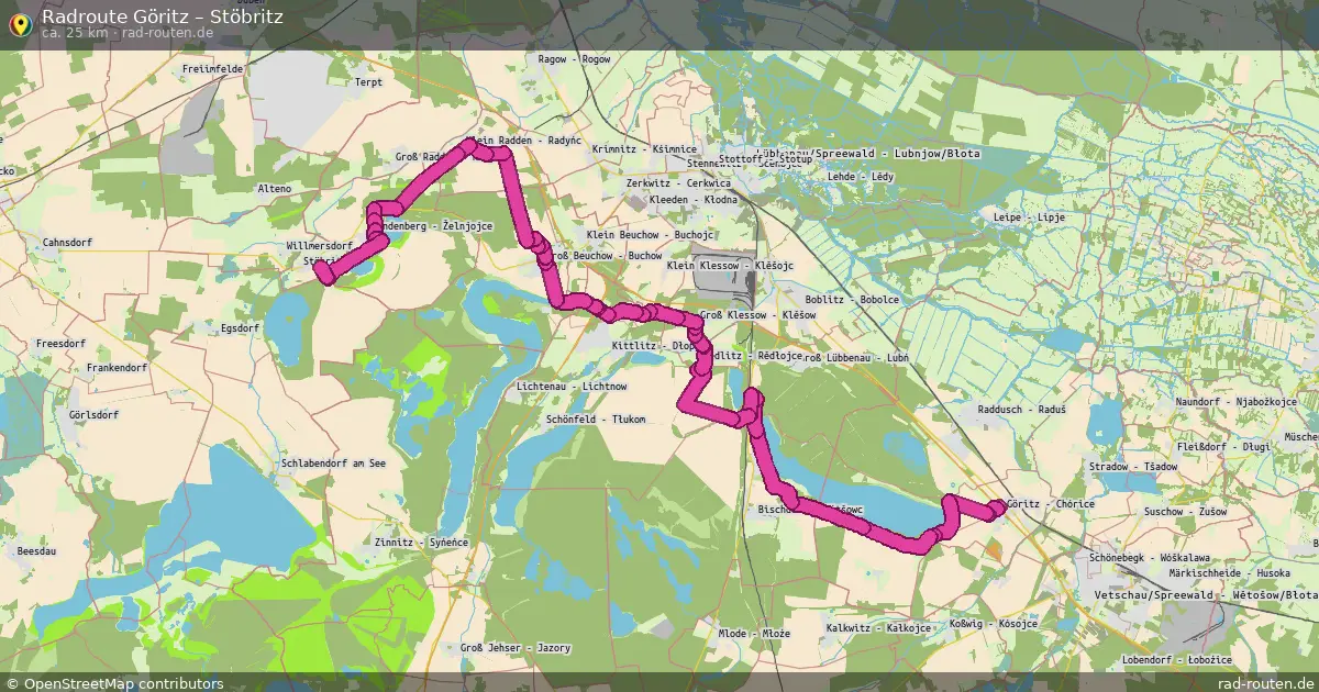 Radtour Göritz – Stöbritz