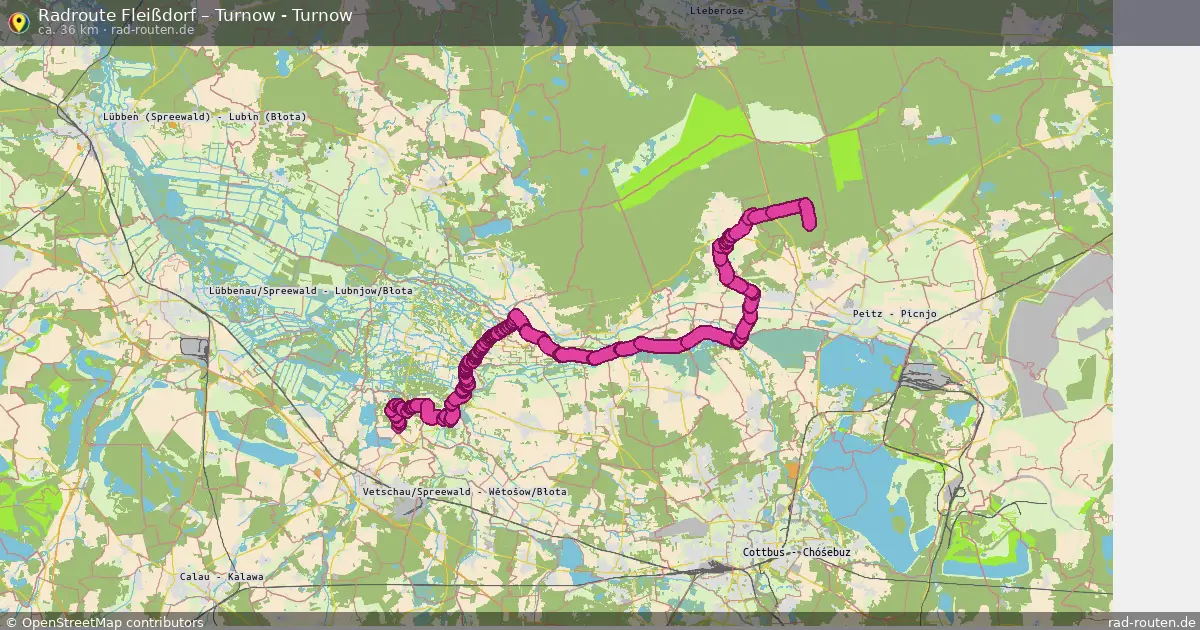 Radtour Fleißdorf – Turnow - Turnow