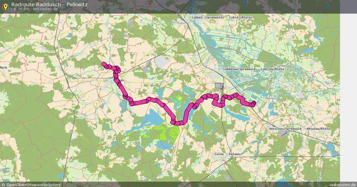 Radtour Raddusch – Pelkwitz