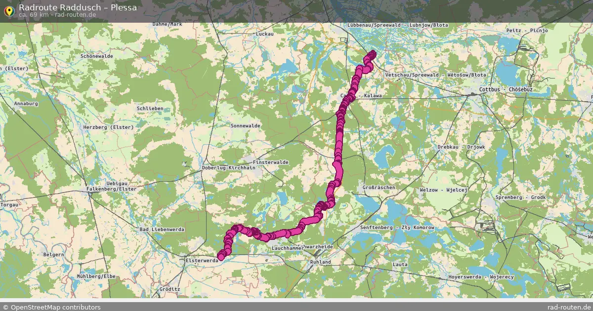 Radtour Raddusch – Plessa