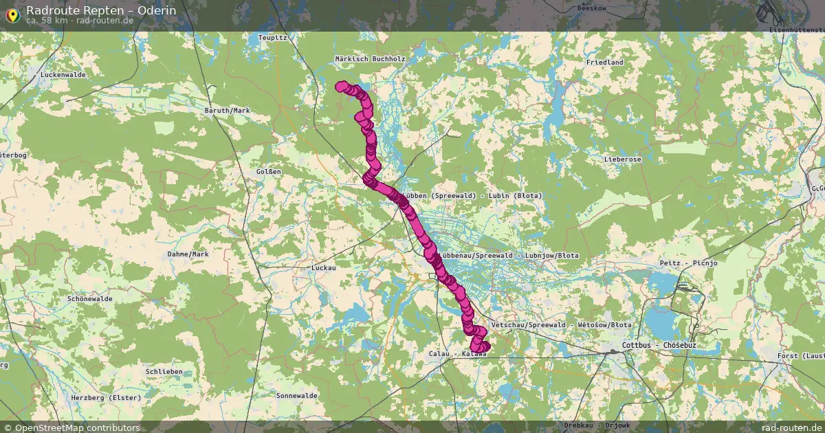 Radtour Repten – Oderin