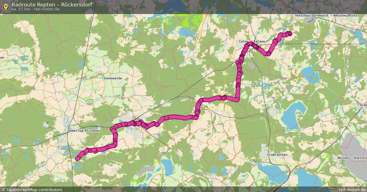 Radtour Repten – Rückersdorf