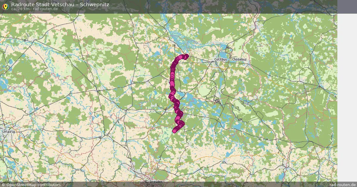 Radtour Stadt Vetschau – Schwepnitz