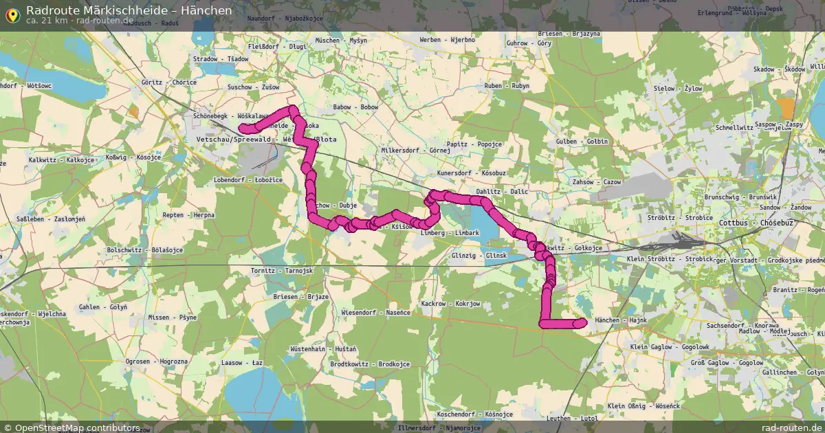 Radtour Märkischheide – Hänchen
