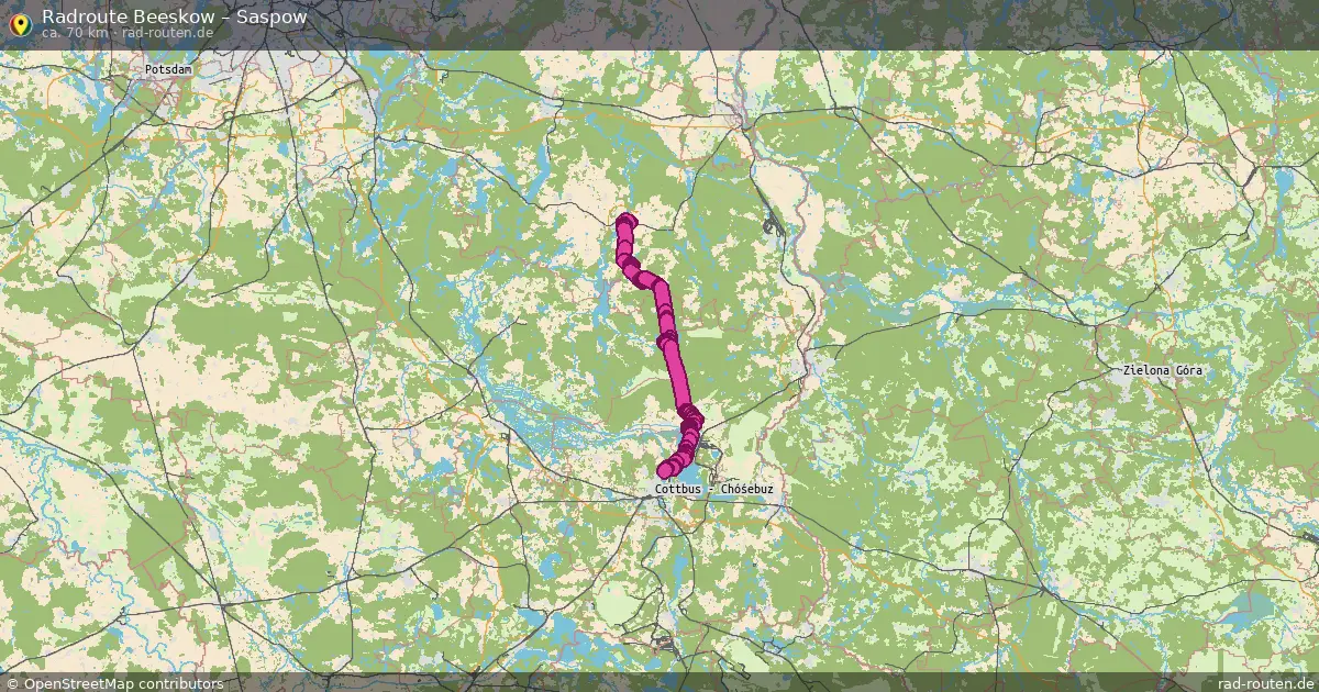 Radtour Beeskow – Saspow