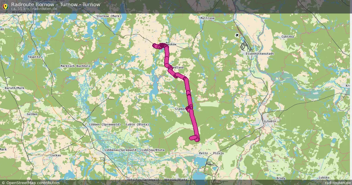 Radtour Bornow – Turnow - Turnow