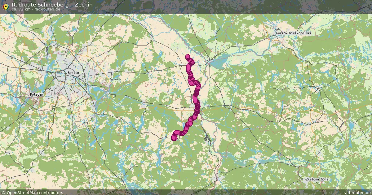 Radtour Schneeberg – Zechin