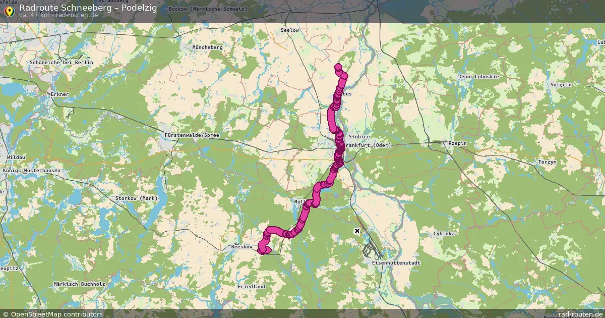Radtour Schneeberg – Podelzig