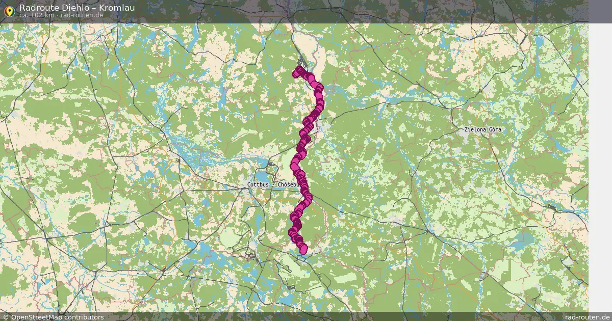 Radtour Diehlo – Kromlau