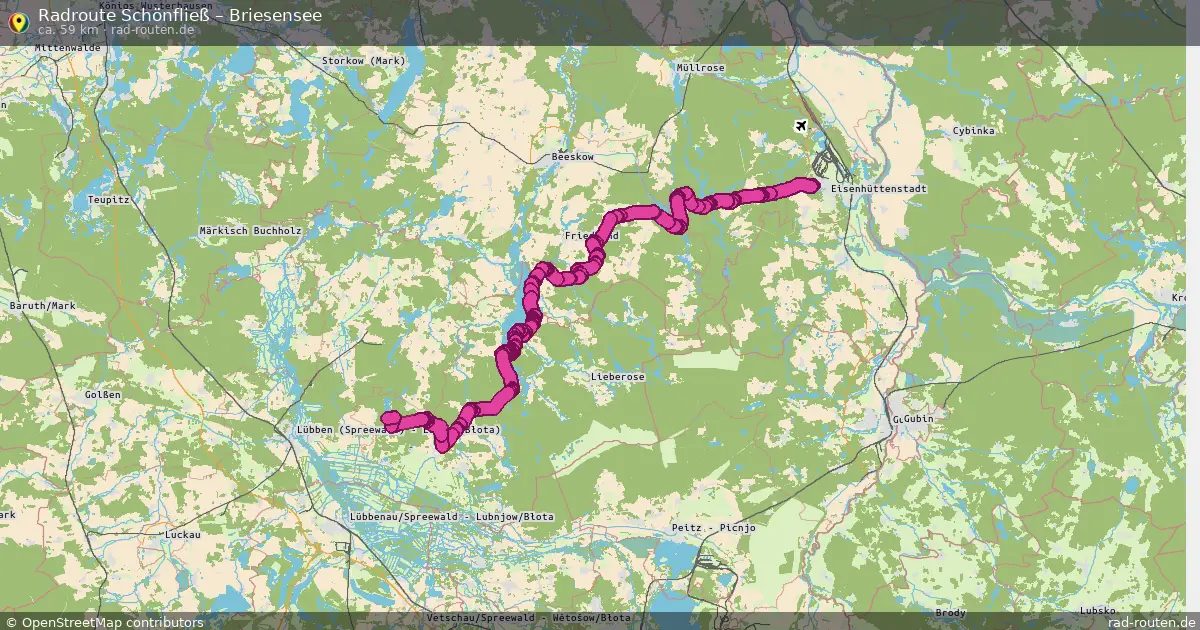 Radtour Schönfließ – Briesensee