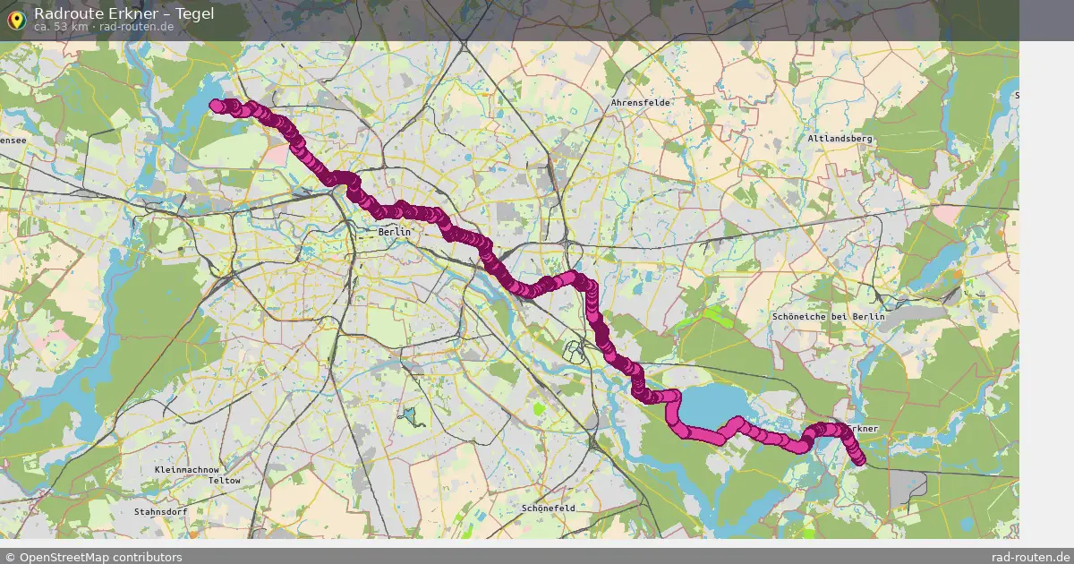 Radtour Erkner – Tegel