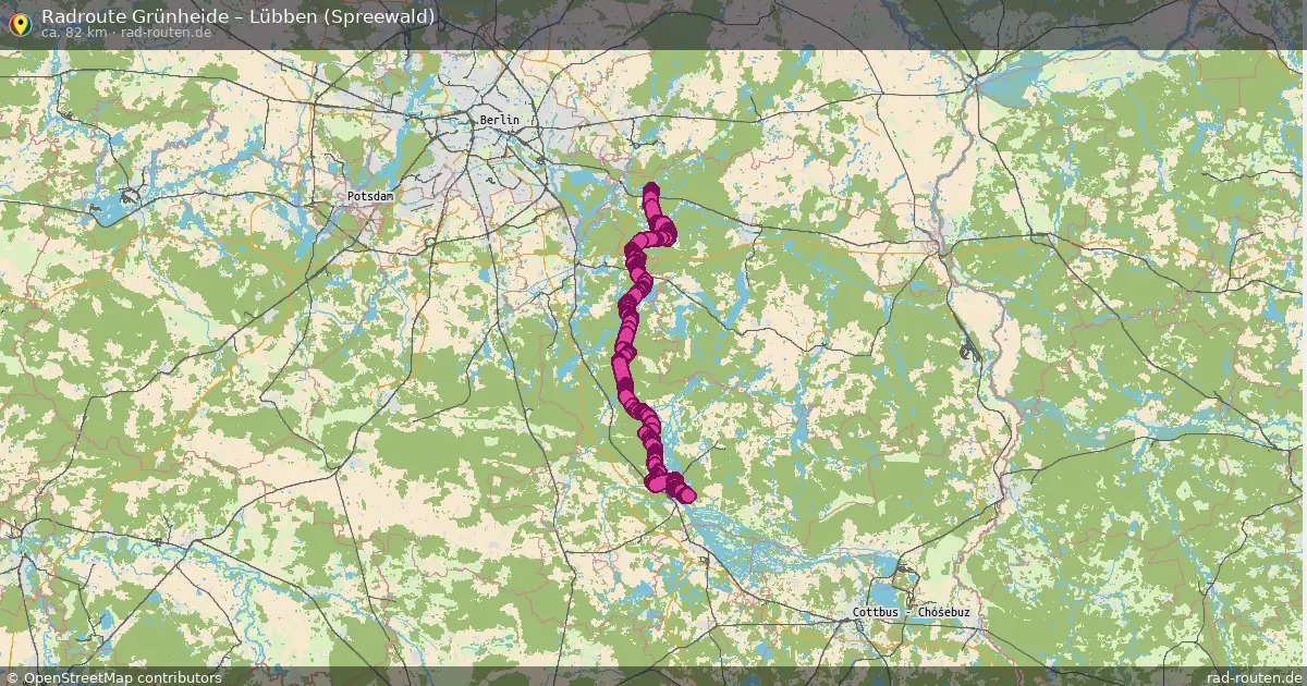 Radtour Grünheide – Lübben (Spreewald)