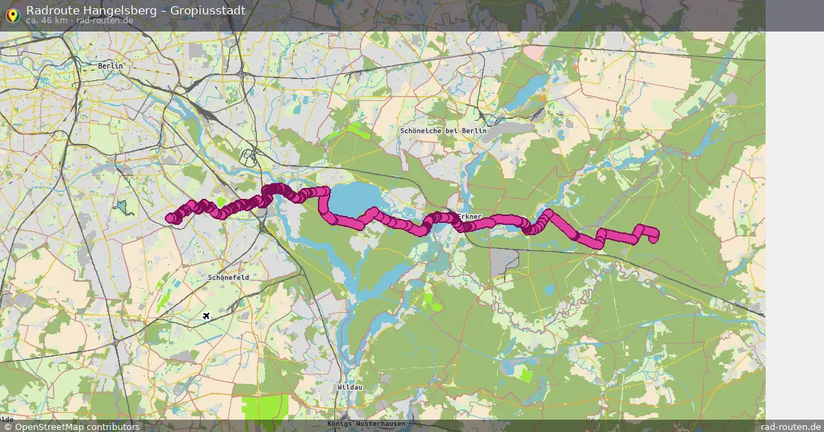 Radtour Hangelsberg – Gropiusstadt
