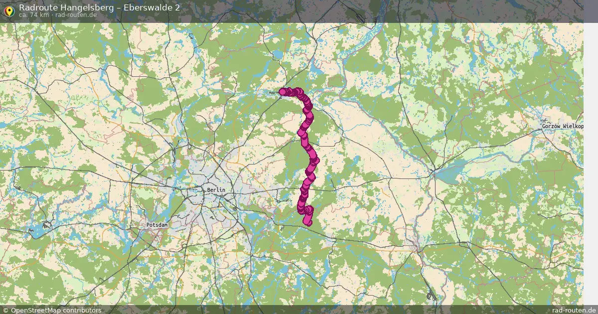 Radtour Hangelsberg – Eberswalde 2